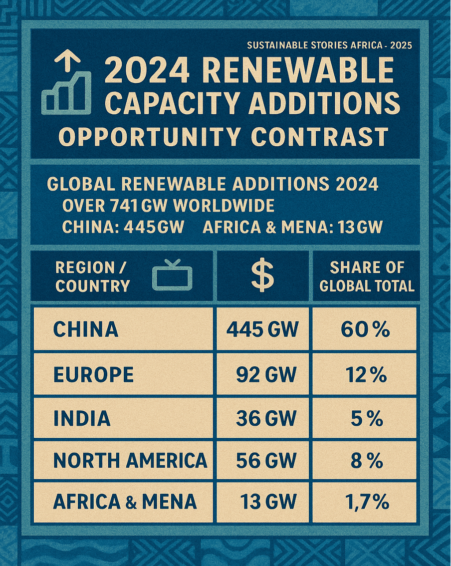 Infographic: 2024 Renewable Capacity Additions – Opportunity Contrast