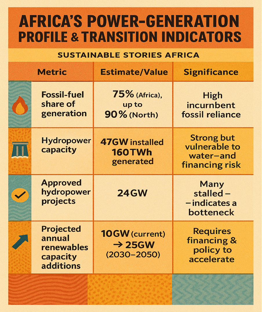 Infographic: Africa's Power-Generation Profile & Transition Indicators