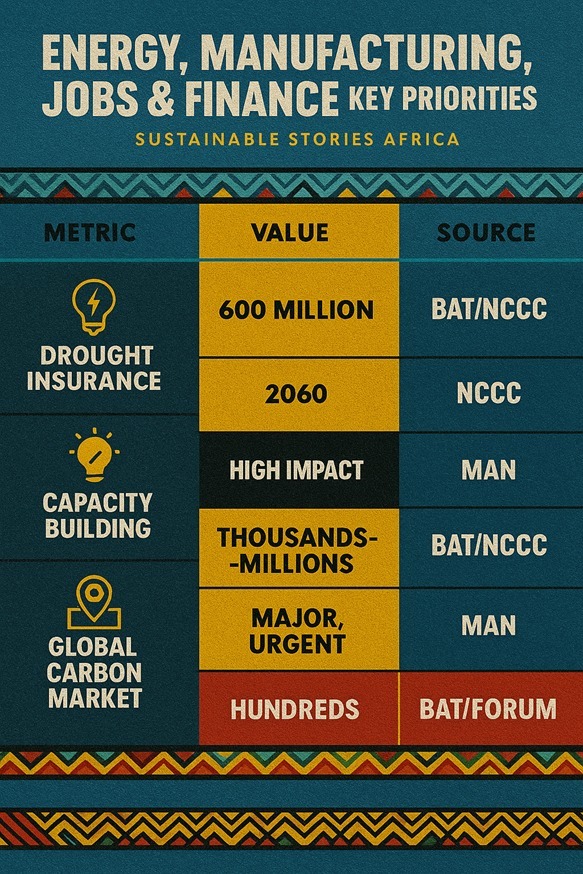 Infographic: Energy, Manufacturing, Jobs & Finance Key Priorities
