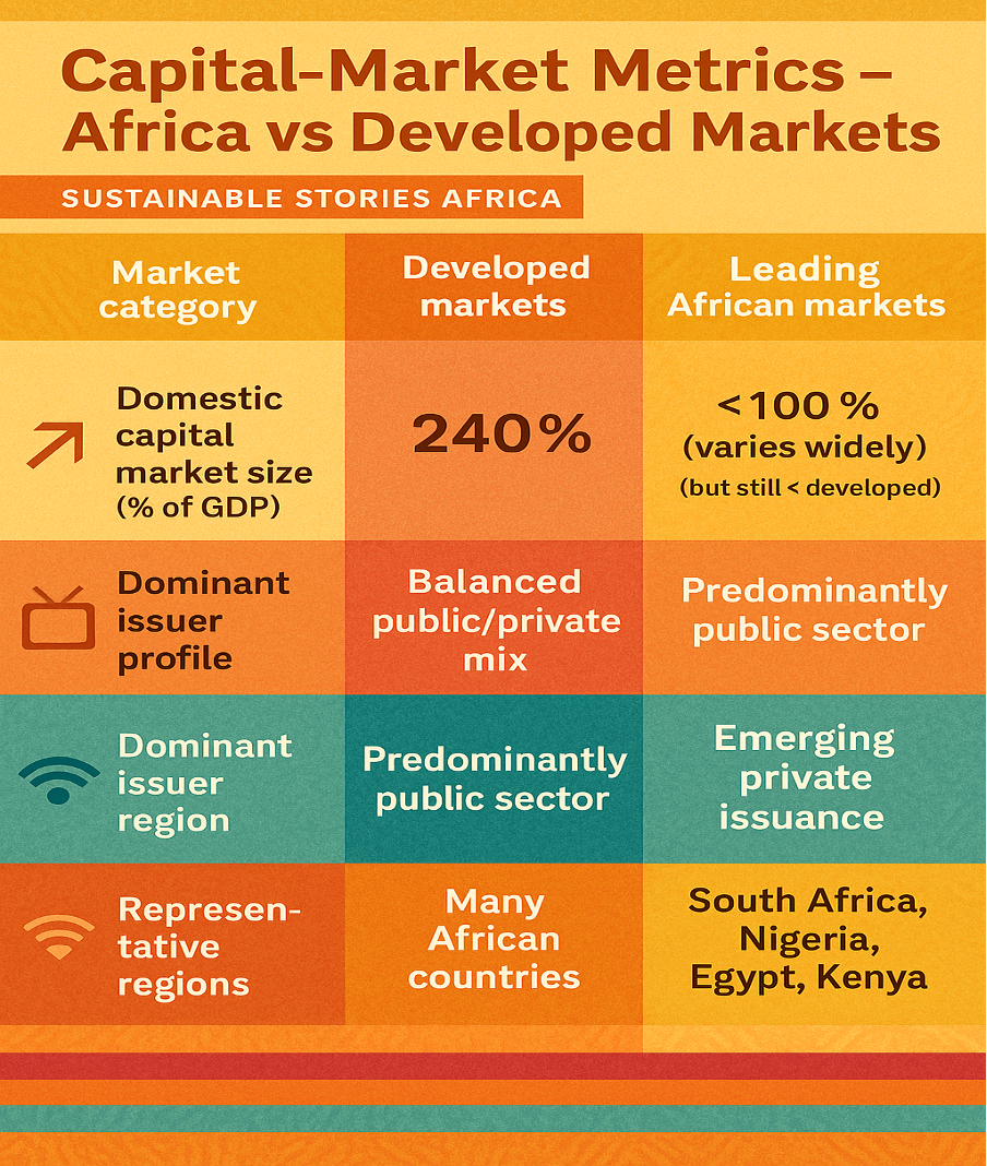 Infographic: Capital-Market Metrics – Africa vs Developed Markets