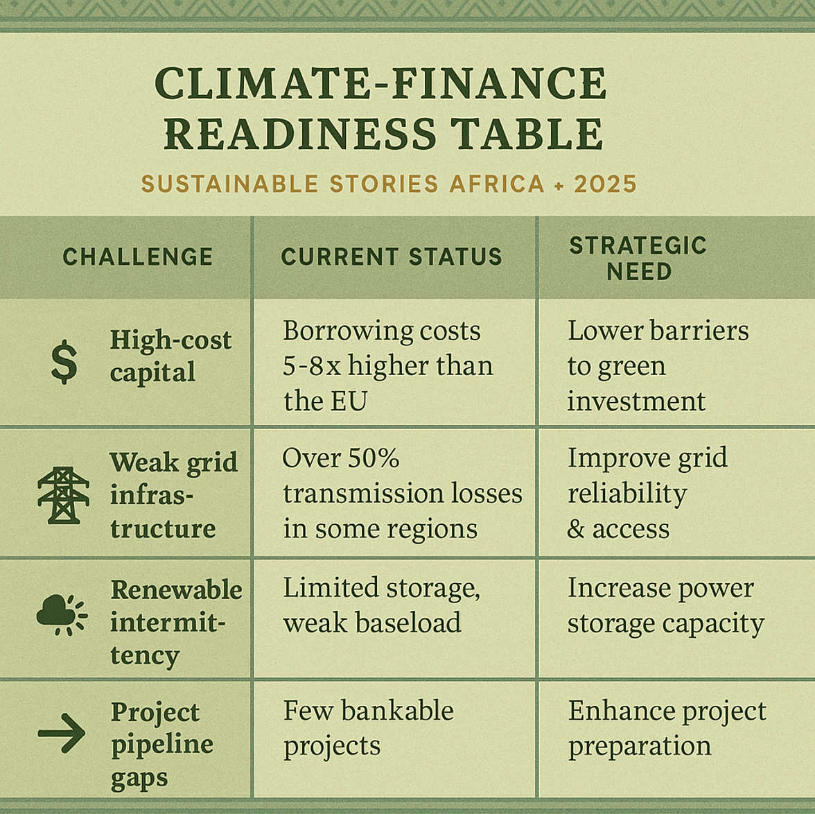 Infographic: Climate-Finance Readiness Table
