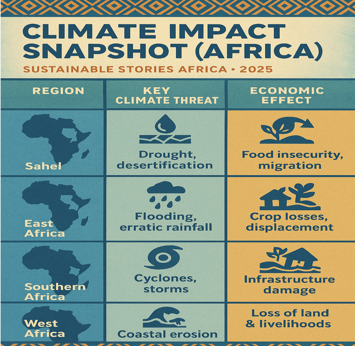 Infographic: Climate Impact Snapshot (Africa)