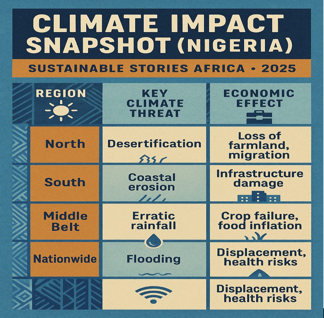 Infographic: Climate Impact Snapshot (Nigeria)