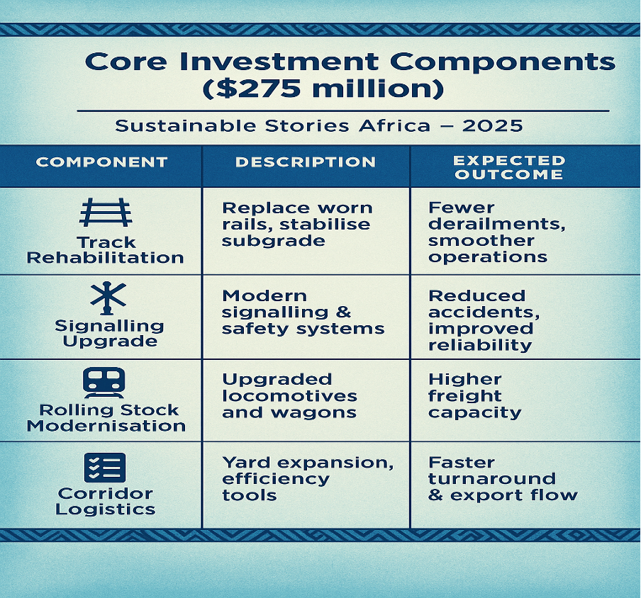 Infographic: Core Investment Components ($275 million)