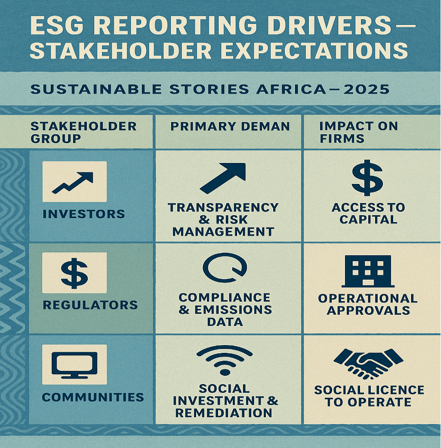 Infographic: ESG Reporting Drivers – Stakeholder Expectations