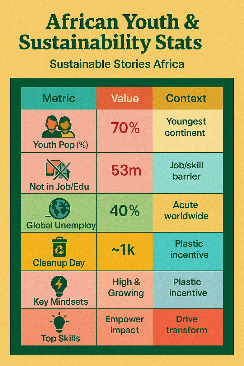 Infographic: African Youth & Sustainability Stats