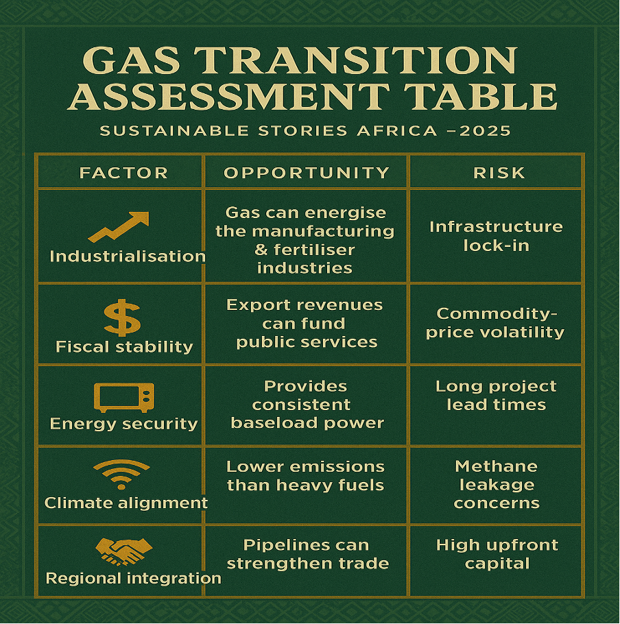 Infographic: Gas Transition Assessment Table