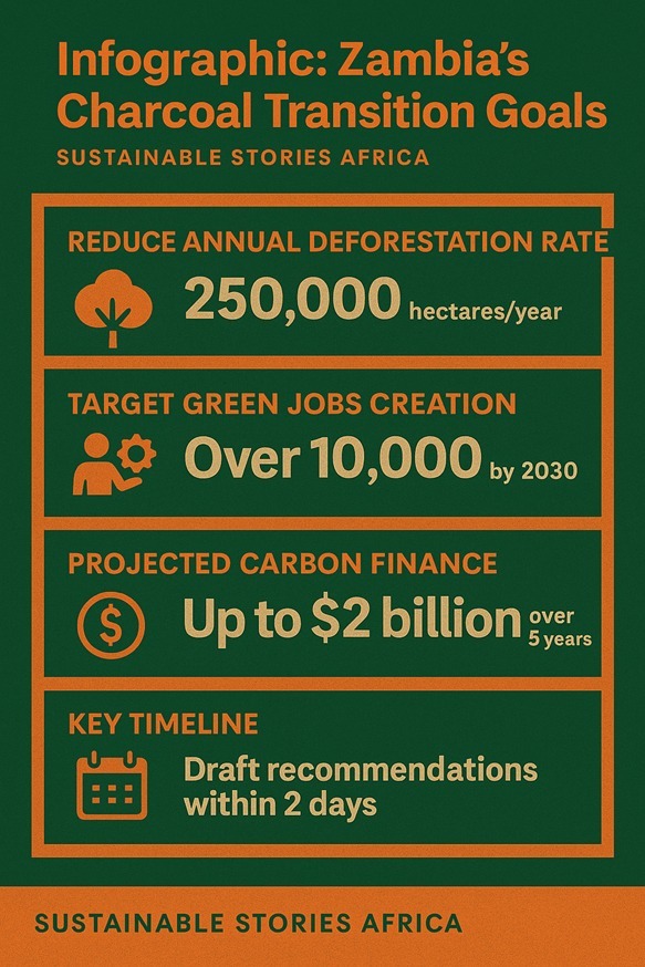 Infographic- Zambia’s Charcoal Transition Goals