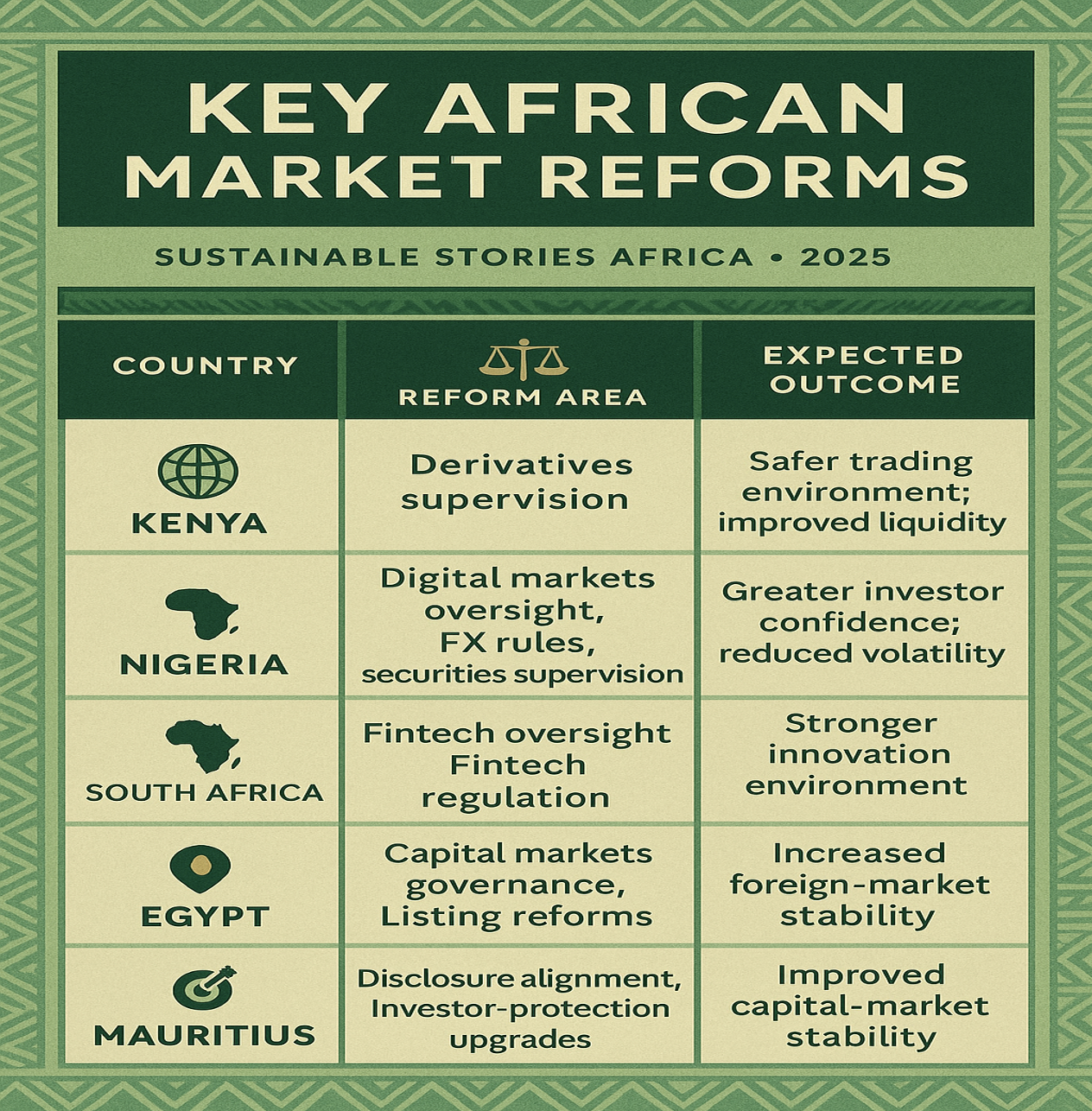 Infographic: Key African Market Reforms