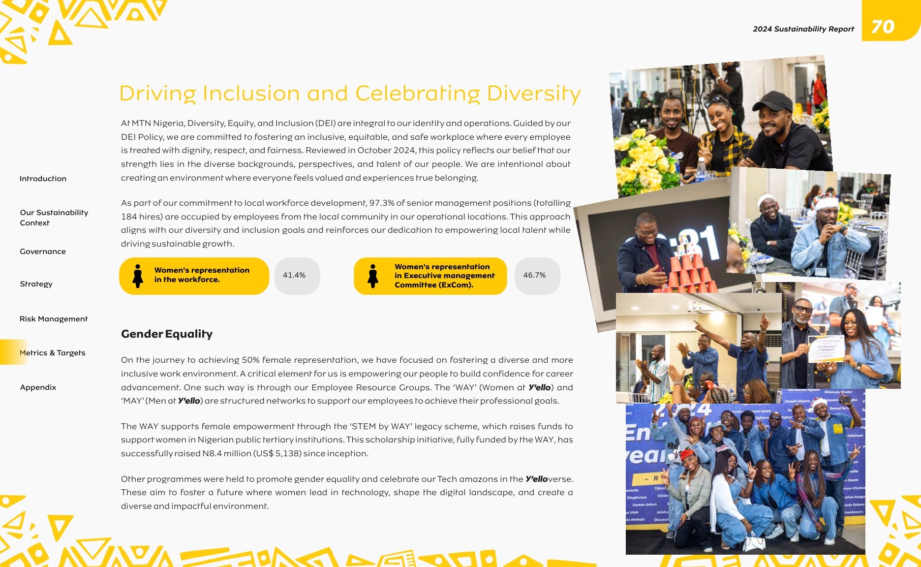 MTN N Igeria Sustainability Report 2024 page 070