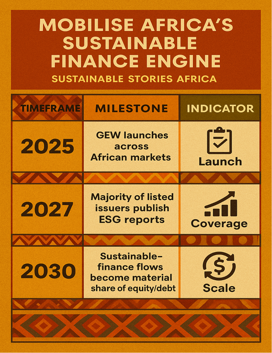 Infographic: Mobilise Africa's Sustainable Finance Engine