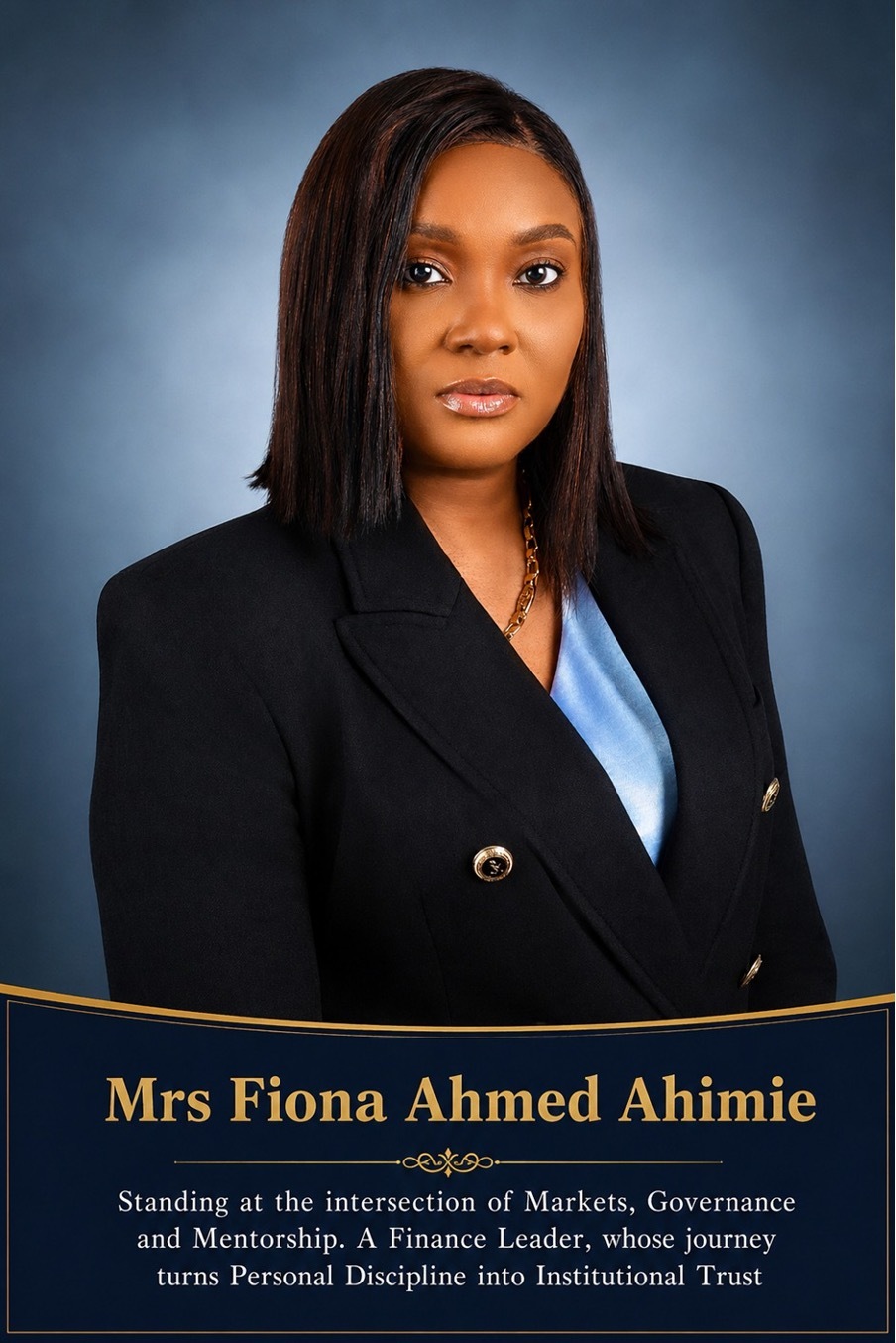 Fiona Ahmed Ahimie: Nigeria's First Female Stockbroker President Turns Market Discipline Into Trust