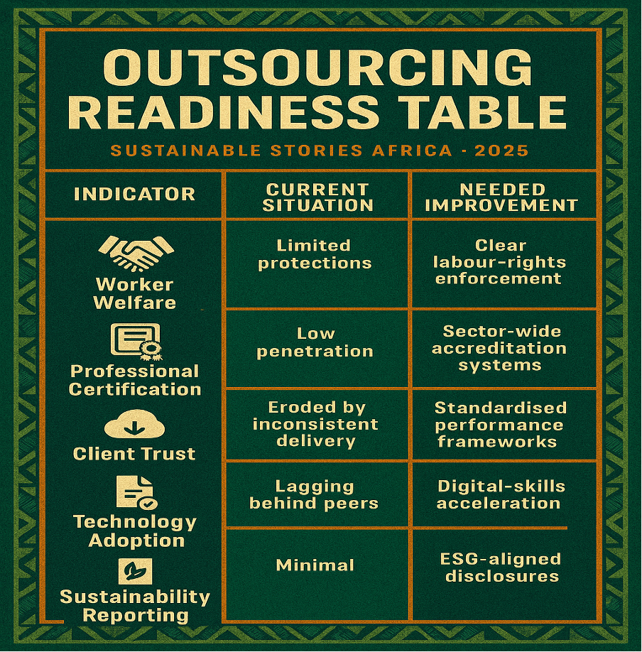 Infographic: Outsourcing Readiness Table
