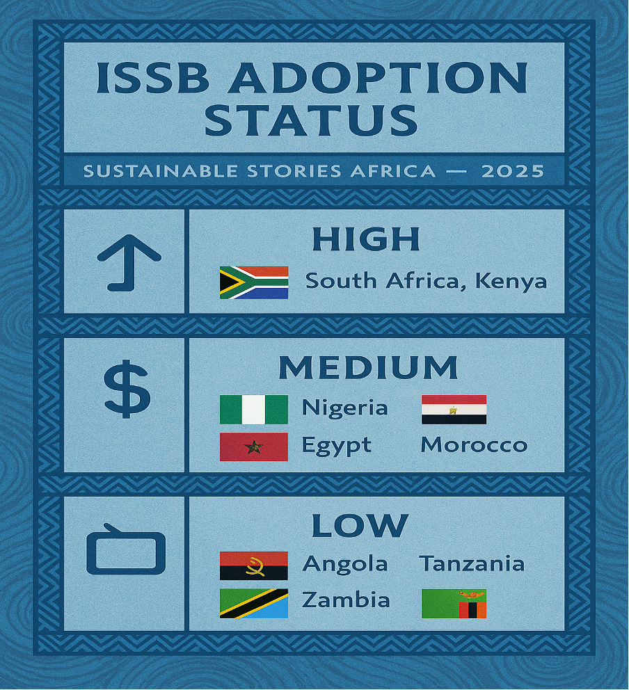 SSA Infographic — Africa's Disclosure Readiness (Illustrative)
