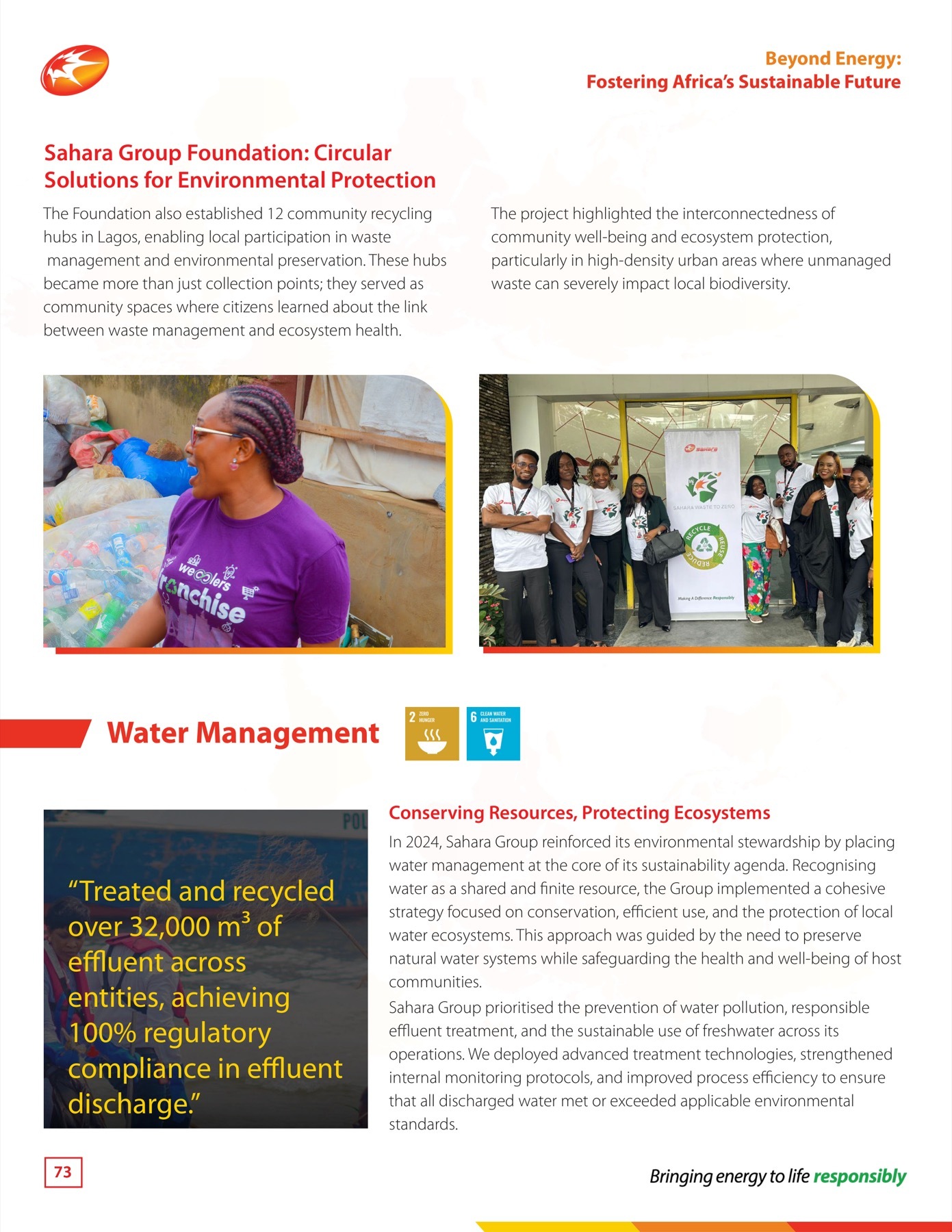 Sahara Group Sustainability Report 2024 page 073