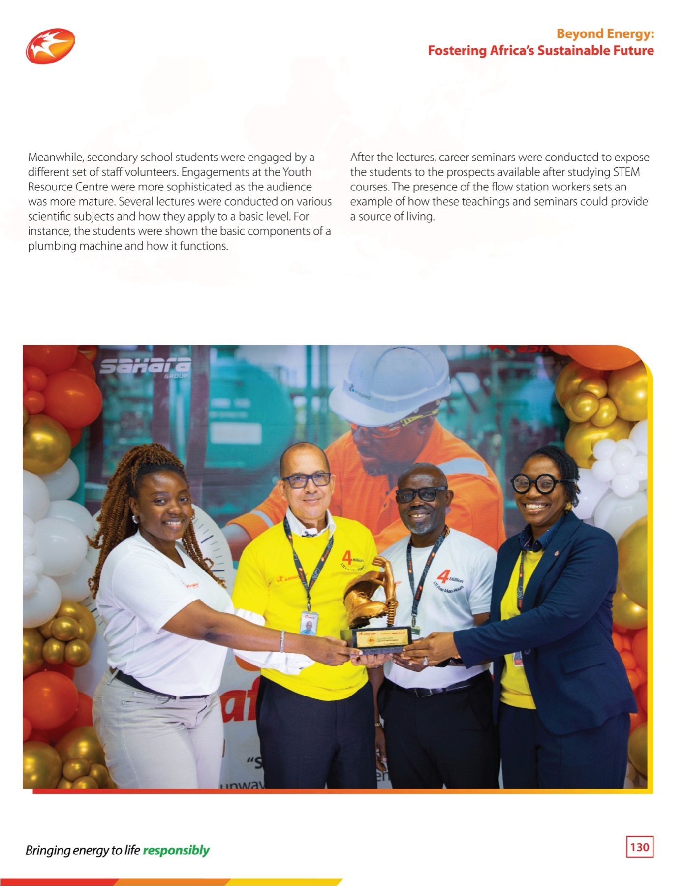 Sahara Group Sustainability Report 2024 page 130