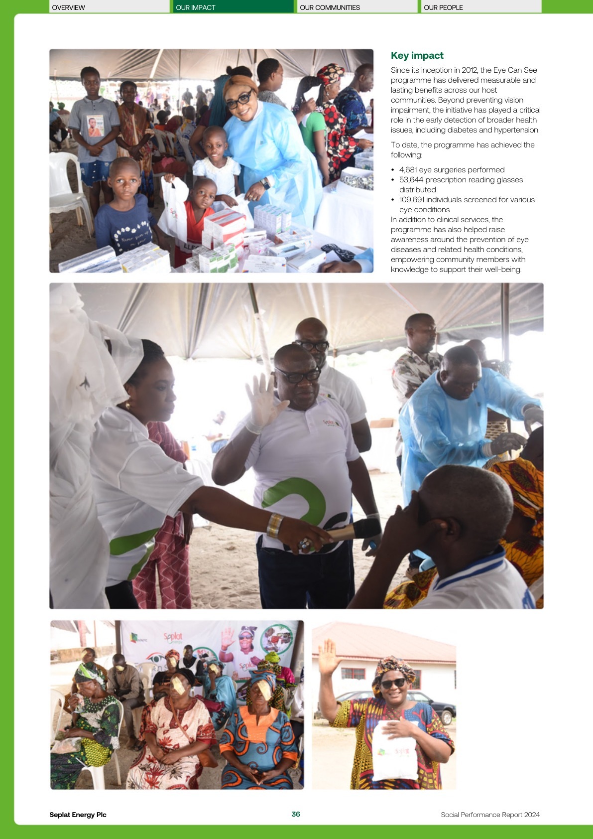 Seplat Social Performance Report 2024 page 038