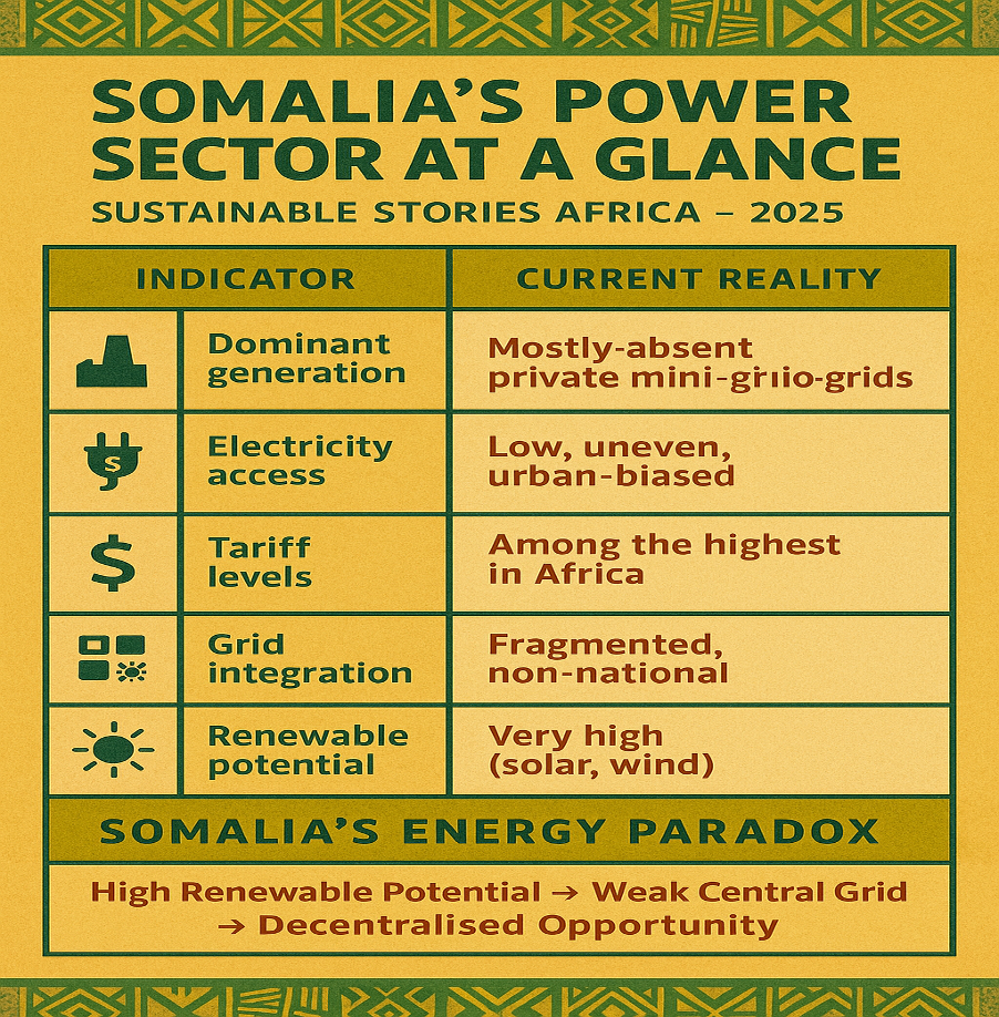 Infographic: Somalia's Power Sector at a Glance