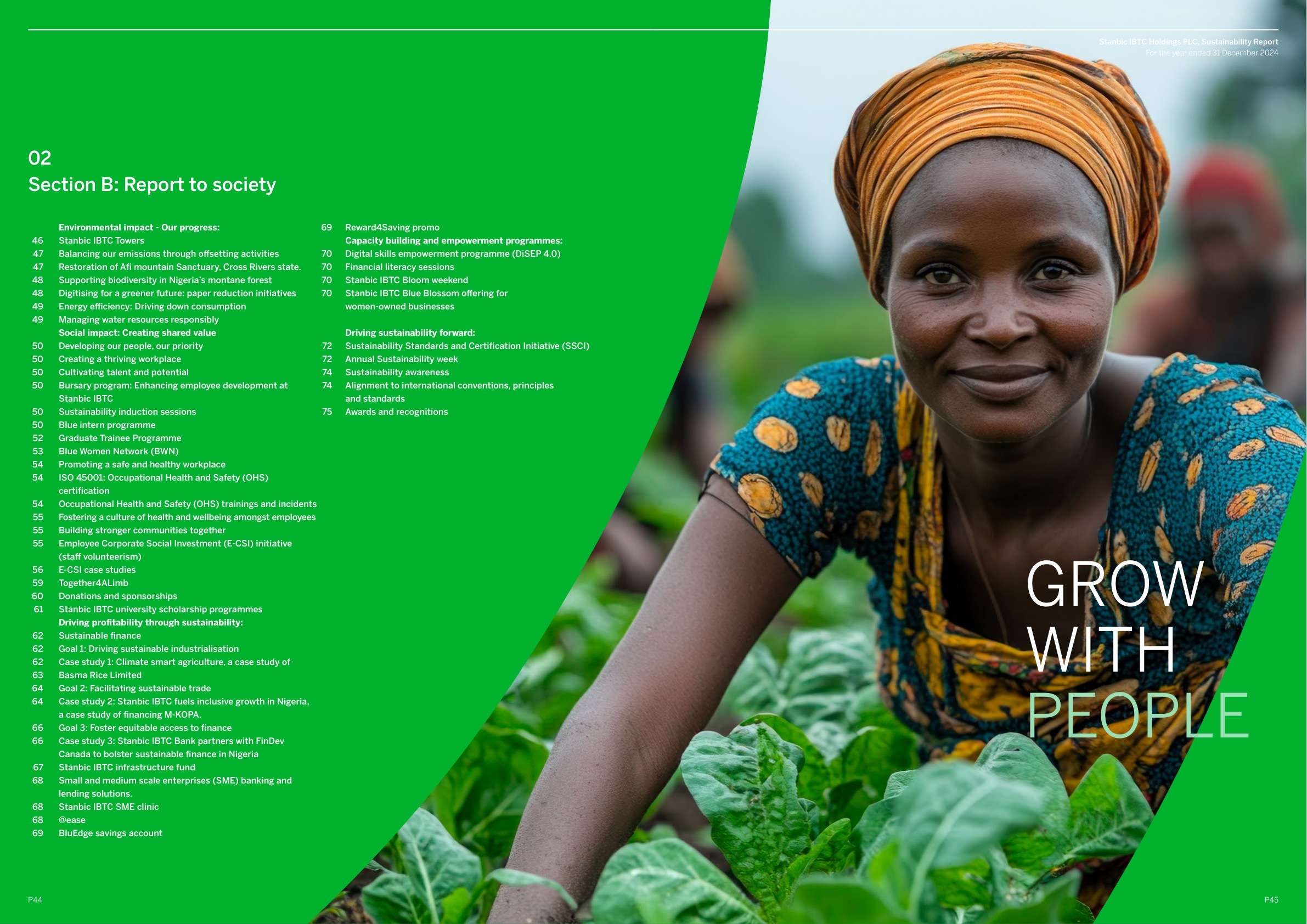 Stanbic IBTC Sustainability Report 2024 page 023