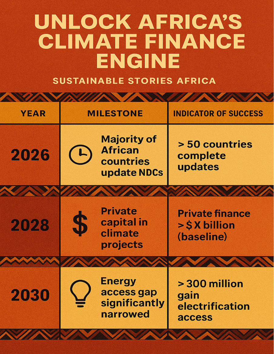 Infographic: Unlock Africa's Climate Finance Engine