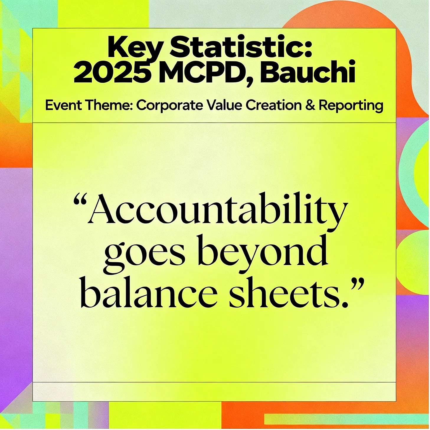 Key Statistic: 2025 MCPD, Bauchi