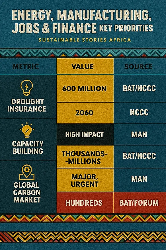Infographic: Energy, Manufacturing, Jobs & Finance Key Priorities