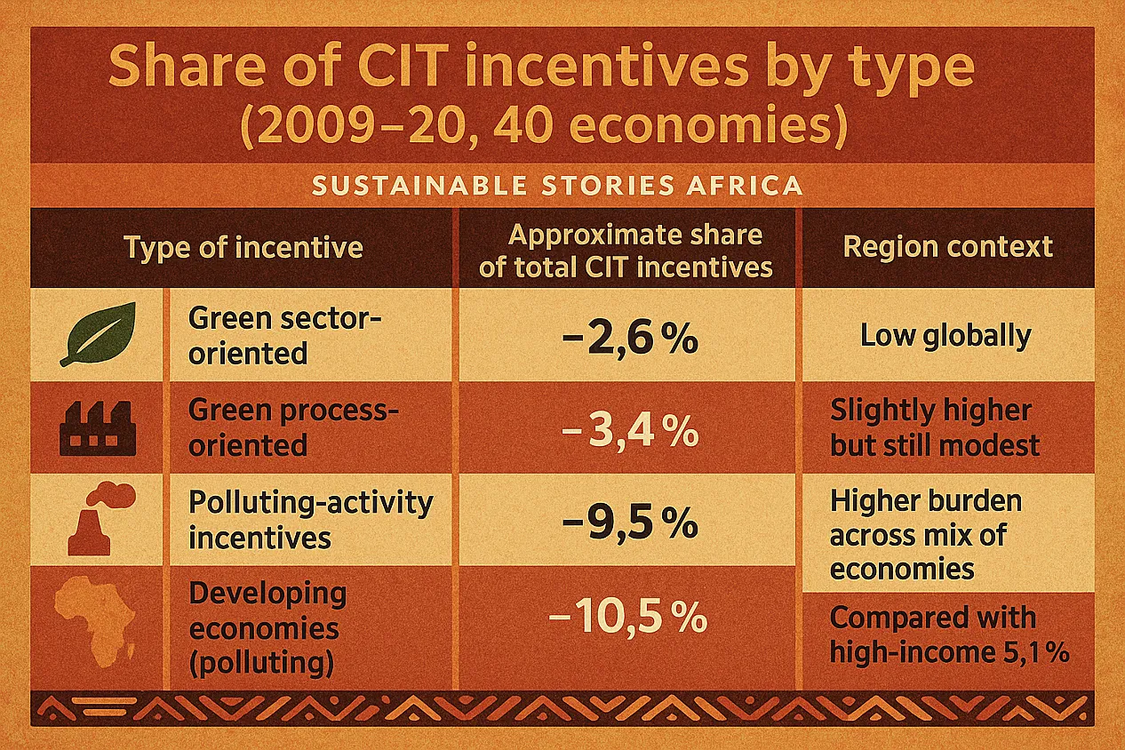 Infographic: Share of CIT incentives by type (2009-20, 40 economies)