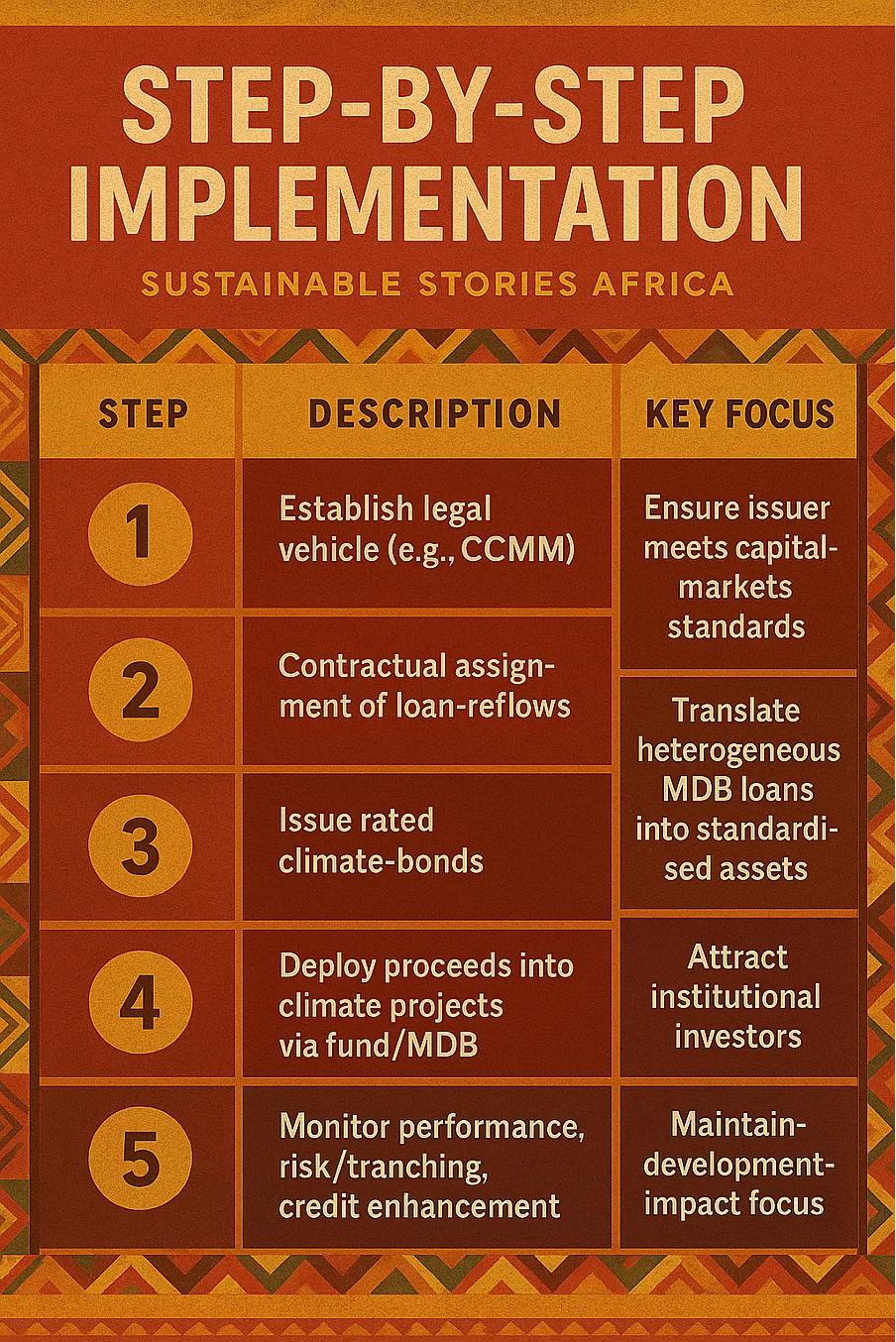 Infographic: Step-by-step Implementation
