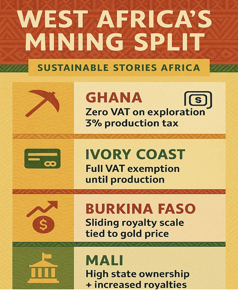 Infographic: West Africa's Mining Split