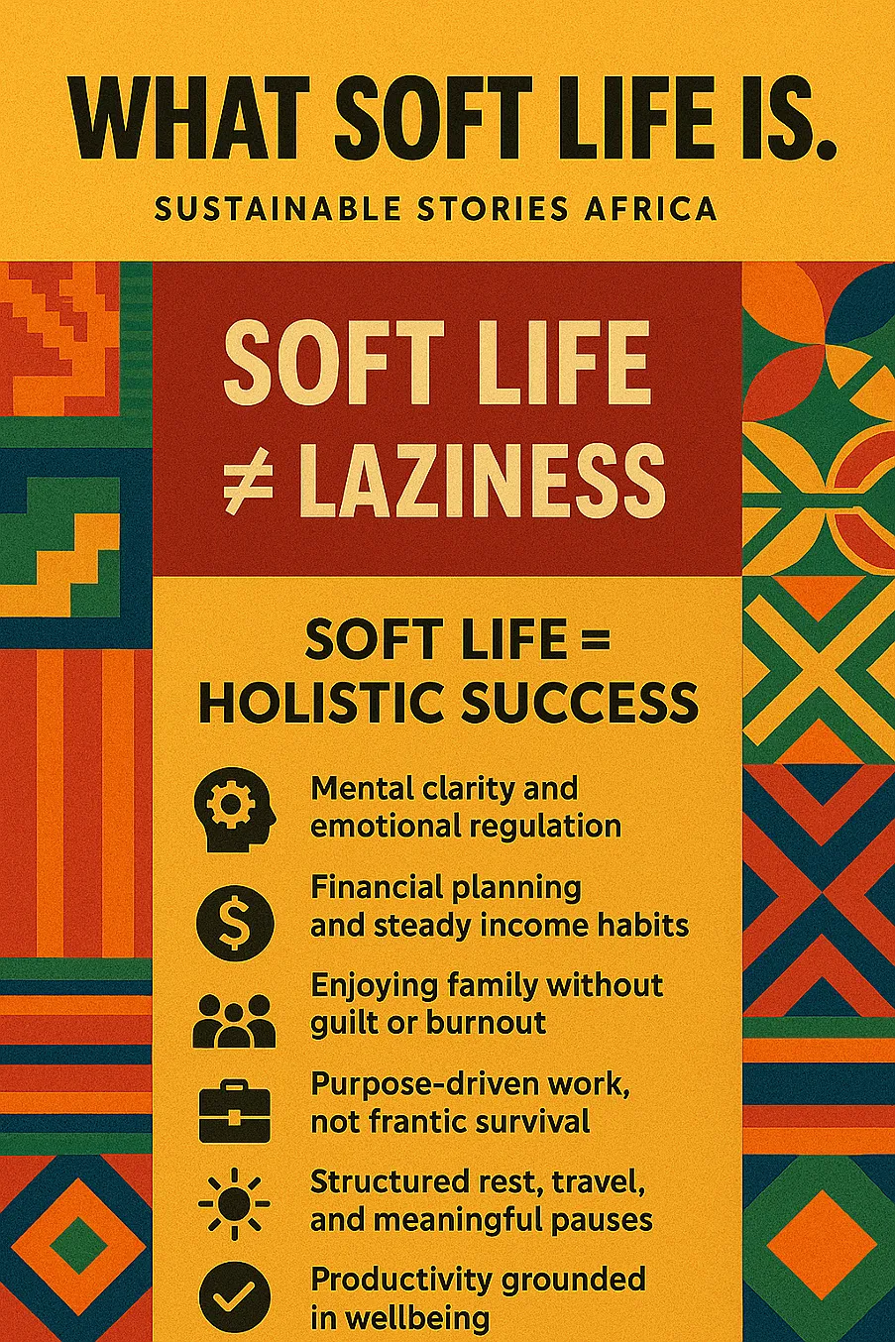 Infographic: Why ‘Soft Life’ Is Not Laziness