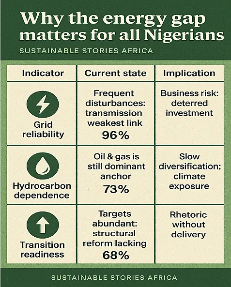 Infographic: Why the energy gap matters for all Nigerians