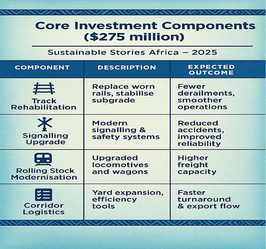 Infographic: Core Investment Components ($275 million)