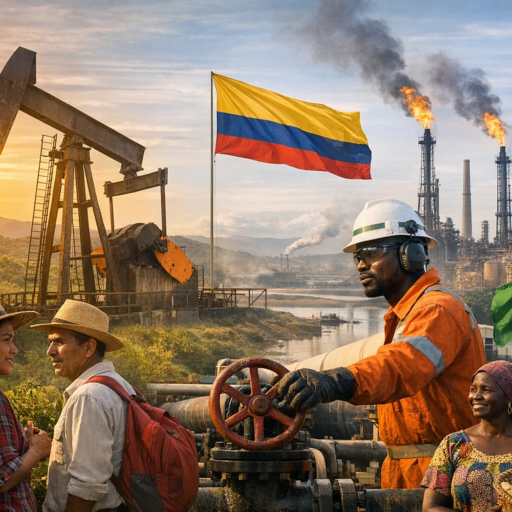 How Fossil Fuel Narratives Shape Colombia and Nigeria's Climate and Development Pathways