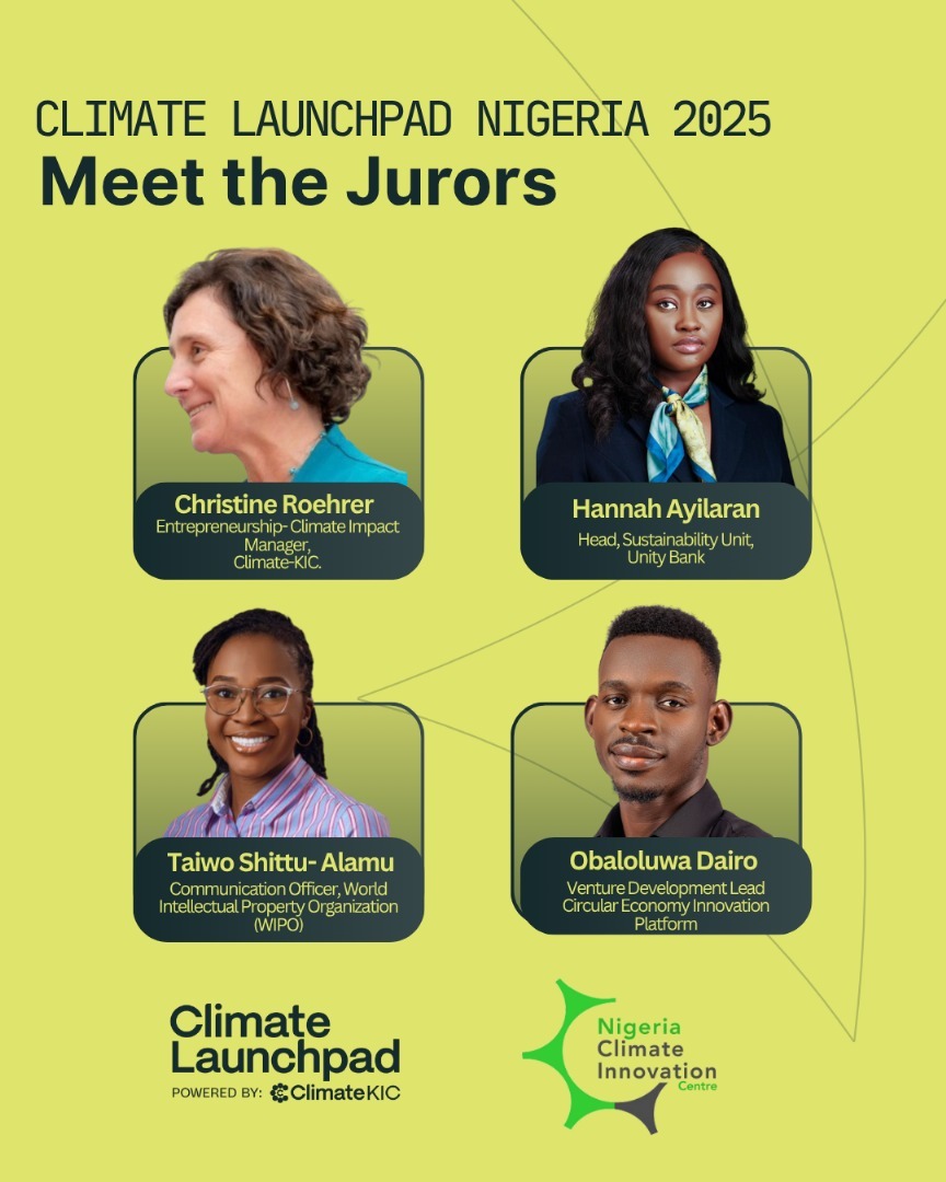 Climate Launchpad Nigeria 2025 Jurors